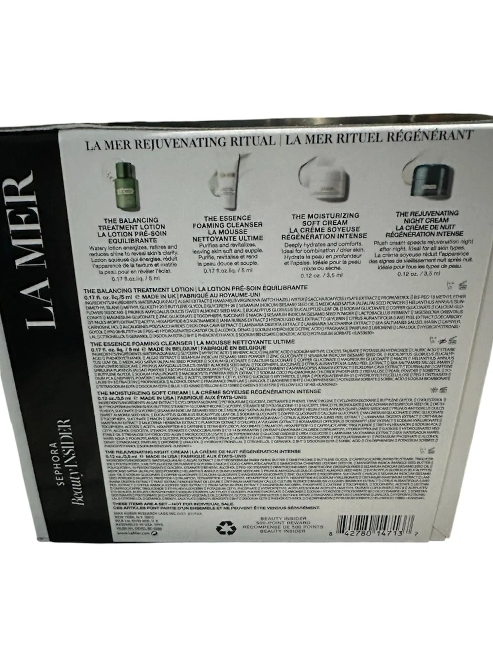 La Mer Rejuvenating Ritual Skincare Sephora Beauty insider. 500 pts